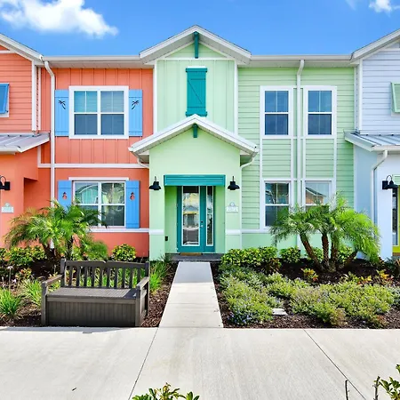 Lime Green Villa Near Disney With Margaritaville Resort Island H20 Waterpark Access - 2972Or